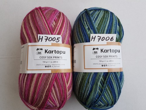 Sockenwolle fach color 2 - 6-fach,