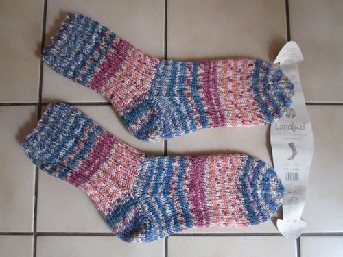 Handgestrickte socken fach - 6,