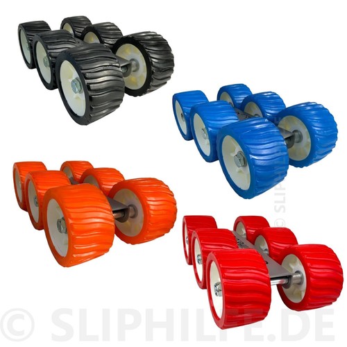 Slipwagen fach polyurethan - slipwagen, 6-fach
