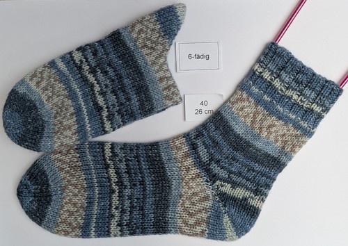 Handgestrickte socken 40 - handgestrickte,