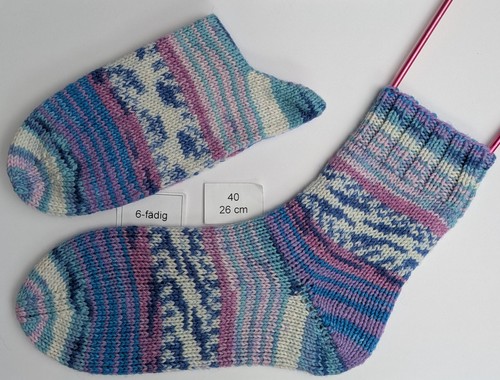 Handgestrickte socken 40 - handgestrickte,