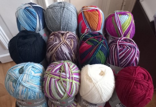 Sockenwolle 150g - sockenwolle,