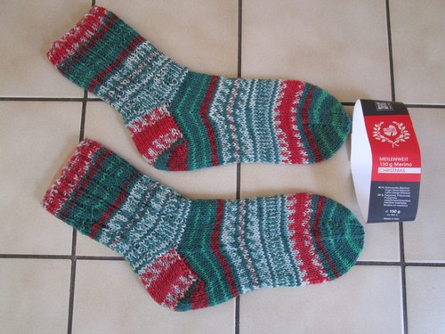 Handgestrickte socken fach - socken,