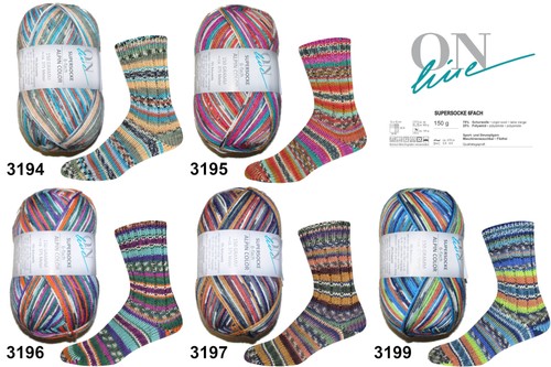 Supersocke fach alpin color - supersocke, 6-fach