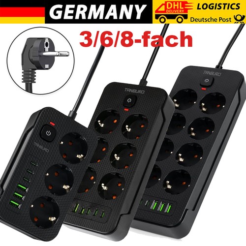Steckdosenleiste 8 fach - 3, 6