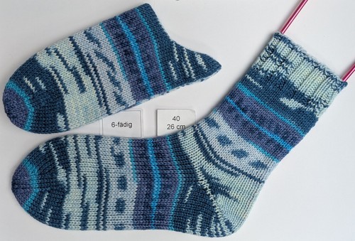 Handgestrickte socken 40 - socken, gr.40