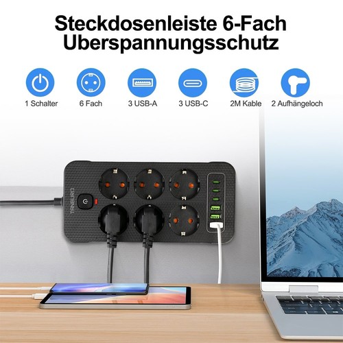 Mehrfachstecker fach mit 3 - mit,