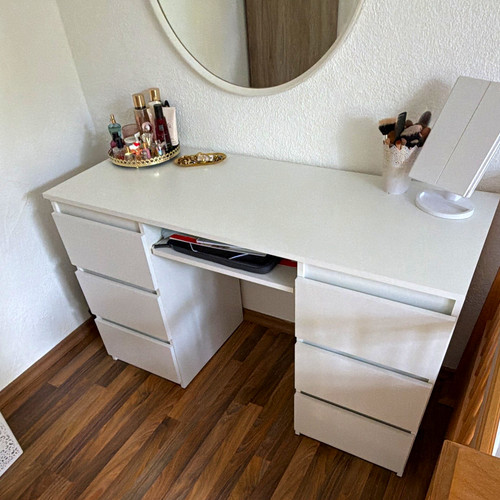 Schreibtisch weiß 6 - weiß,,